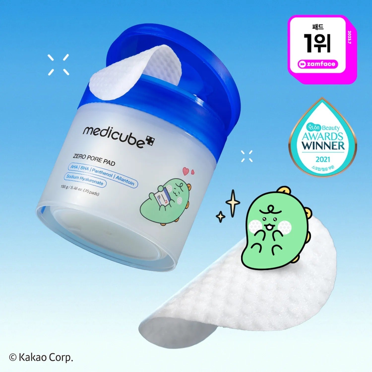 [JORDY EDITION] medicube Zero Pore Pad 2.0 70P