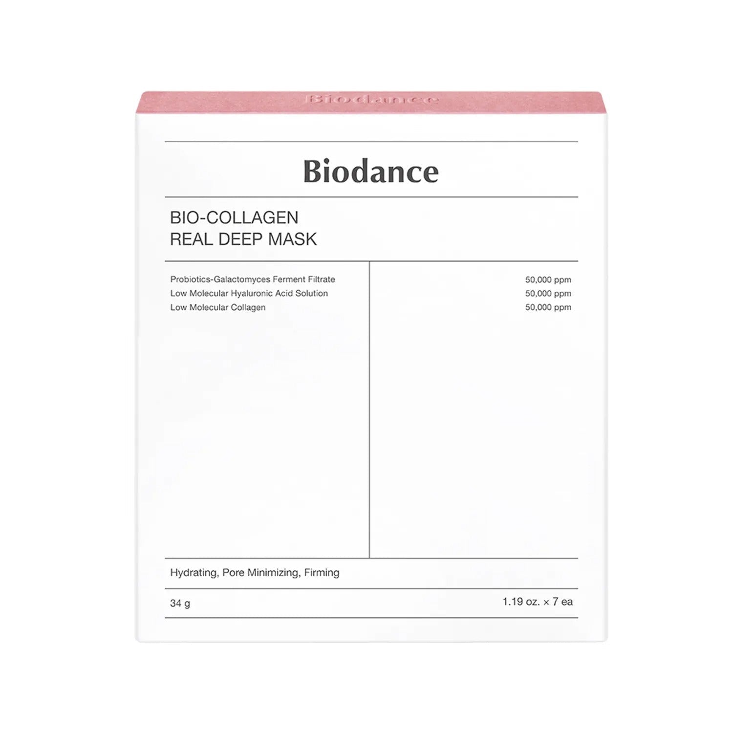 BIODANCE Bio Collagen Real Deep Mask Sheet 7P