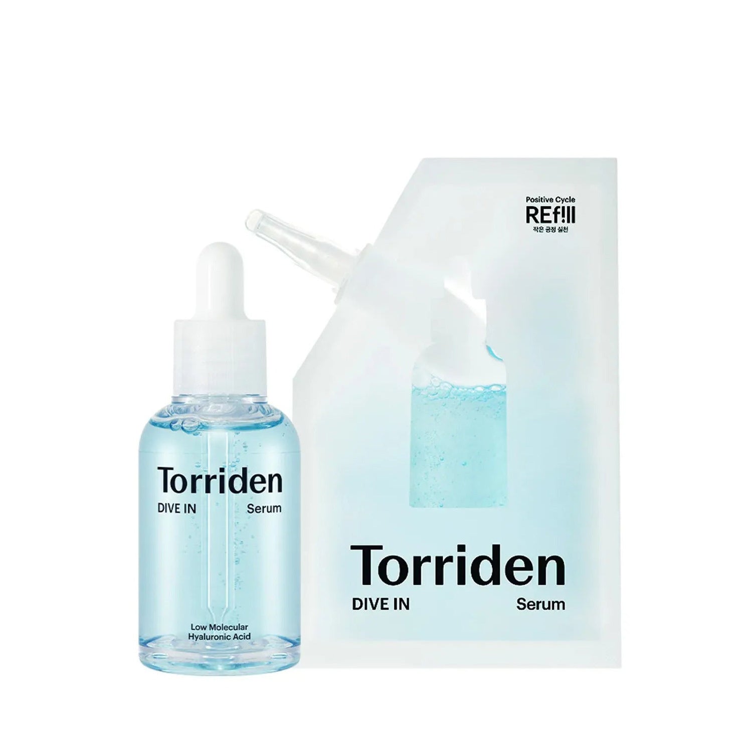 Torriden Dive-In Serum 50mL Refill Set (+50mL Refill Pack)