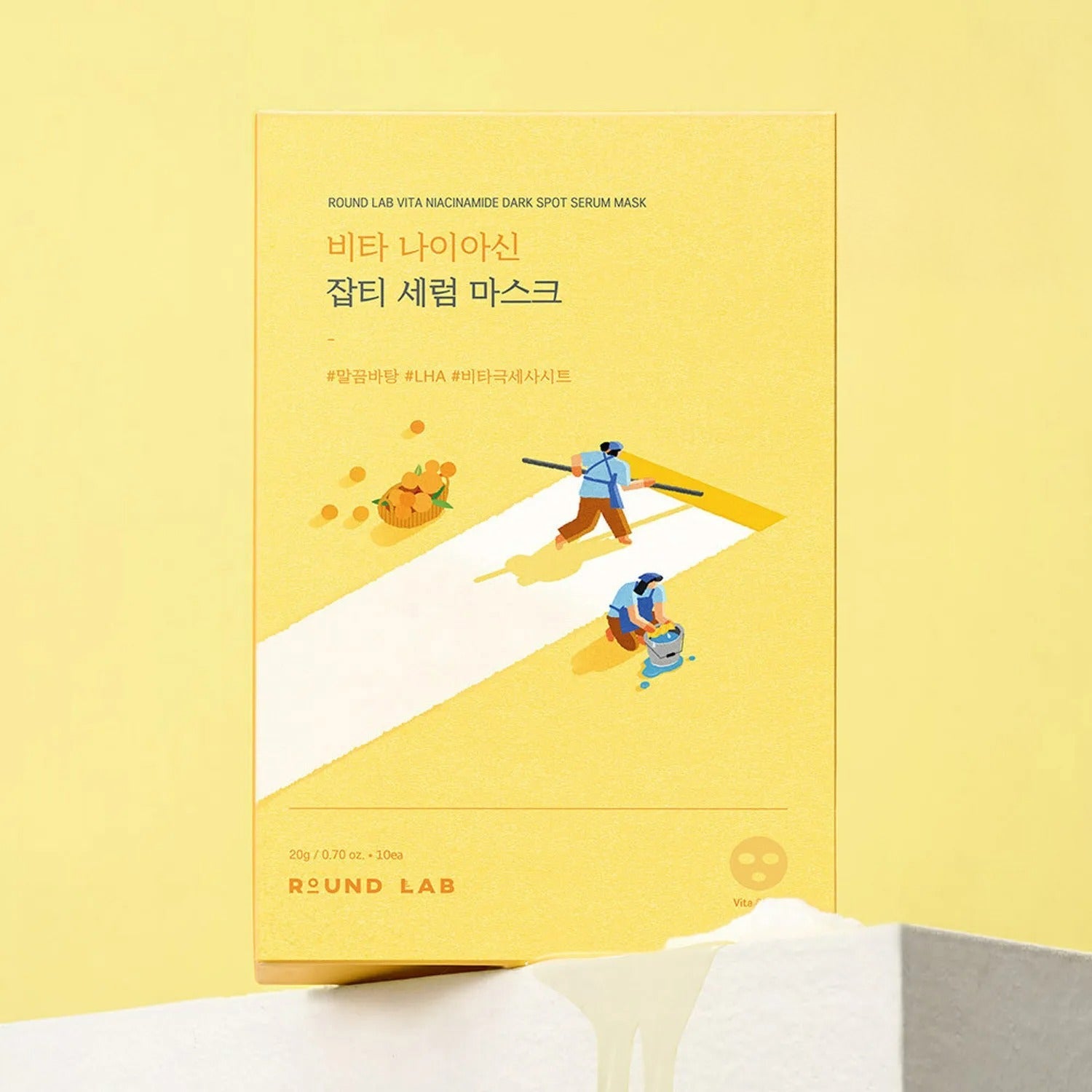 ROUND LAB Vita Niacinamide Dark Spot Serum Mask Sheet 10ea