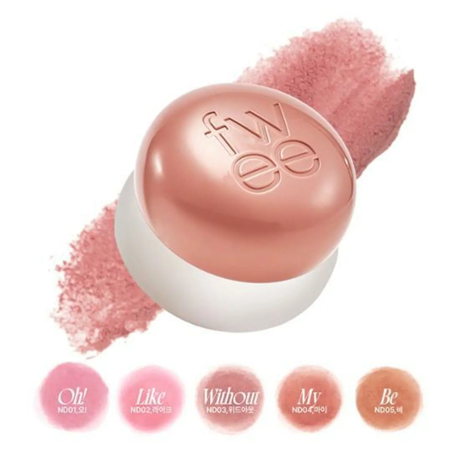 fwee Lip & Cheek Blurry Pudding Pot (35 Colors)