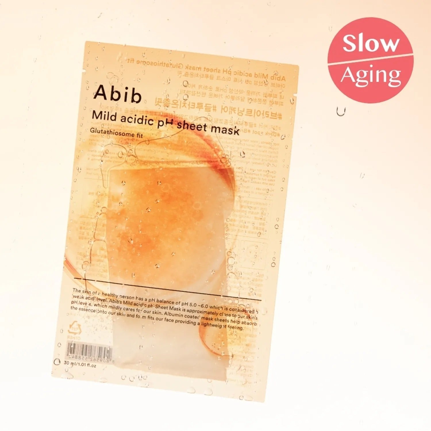Abib Mild Acidic pH Sheet Mask Glutathiosome Fit 1ea