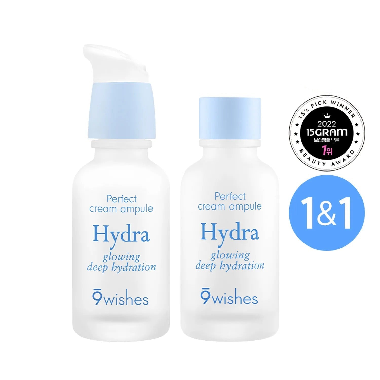 9wishes Hydra Cream Ampoule 30mL Double Pack (30mL*2ea)