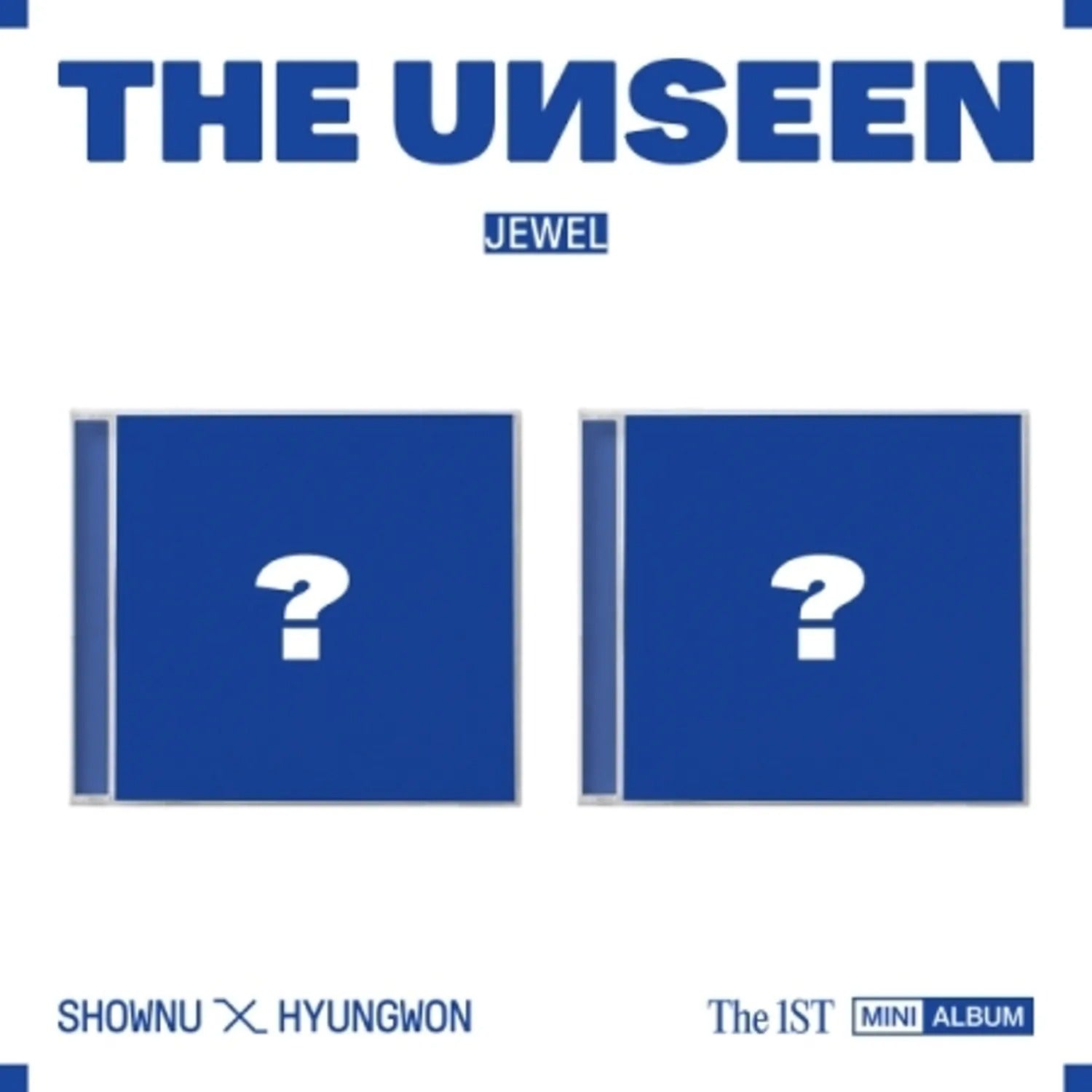 SHOWNU X HYUNGWON - 1ST MINI ALBUM [THE UNSEEN] JEWEL VER.