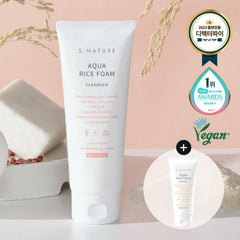 S.NATURE Aqua Rice Mild Acidic Foam Cleanser 160mL Special Set (Special Gift: 20mL)
