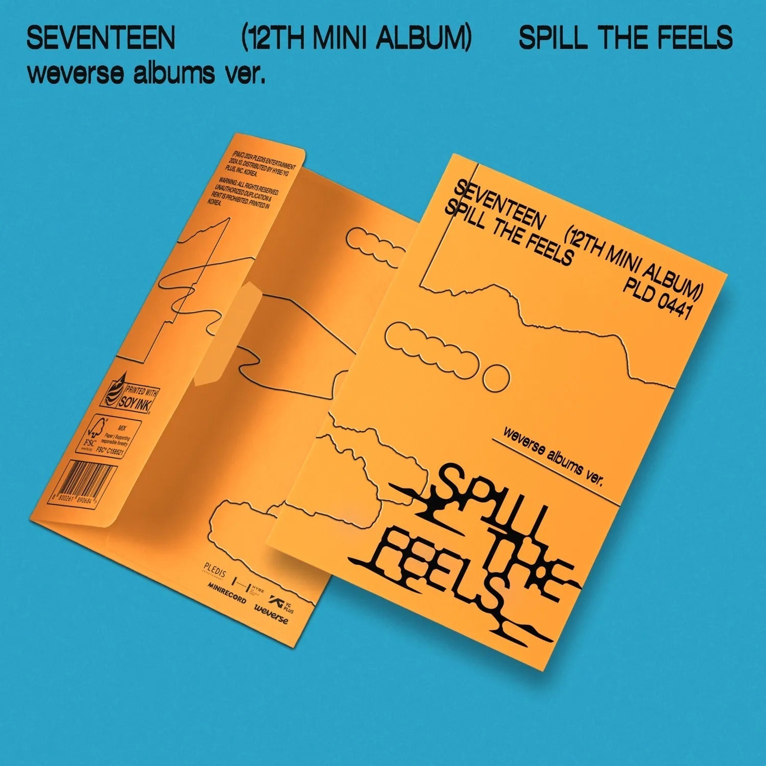 SEVENTEEN 12th Mini Album 'SPILL THE FEELS' Weverse Albums ver.