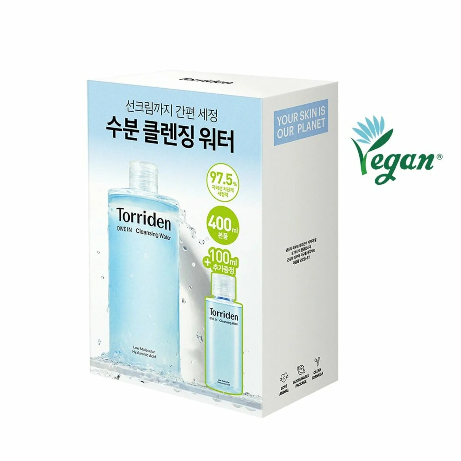 Torriden Dive-In Cream Low Molecular Hyaluronic Acid with Sh-EGF 80mL Special Set (Special Gift: 20mL)