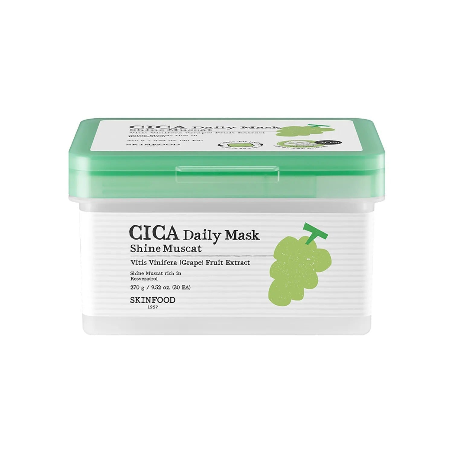 SKINFOOD Shine Muscat Cica Daily Mask 30ea