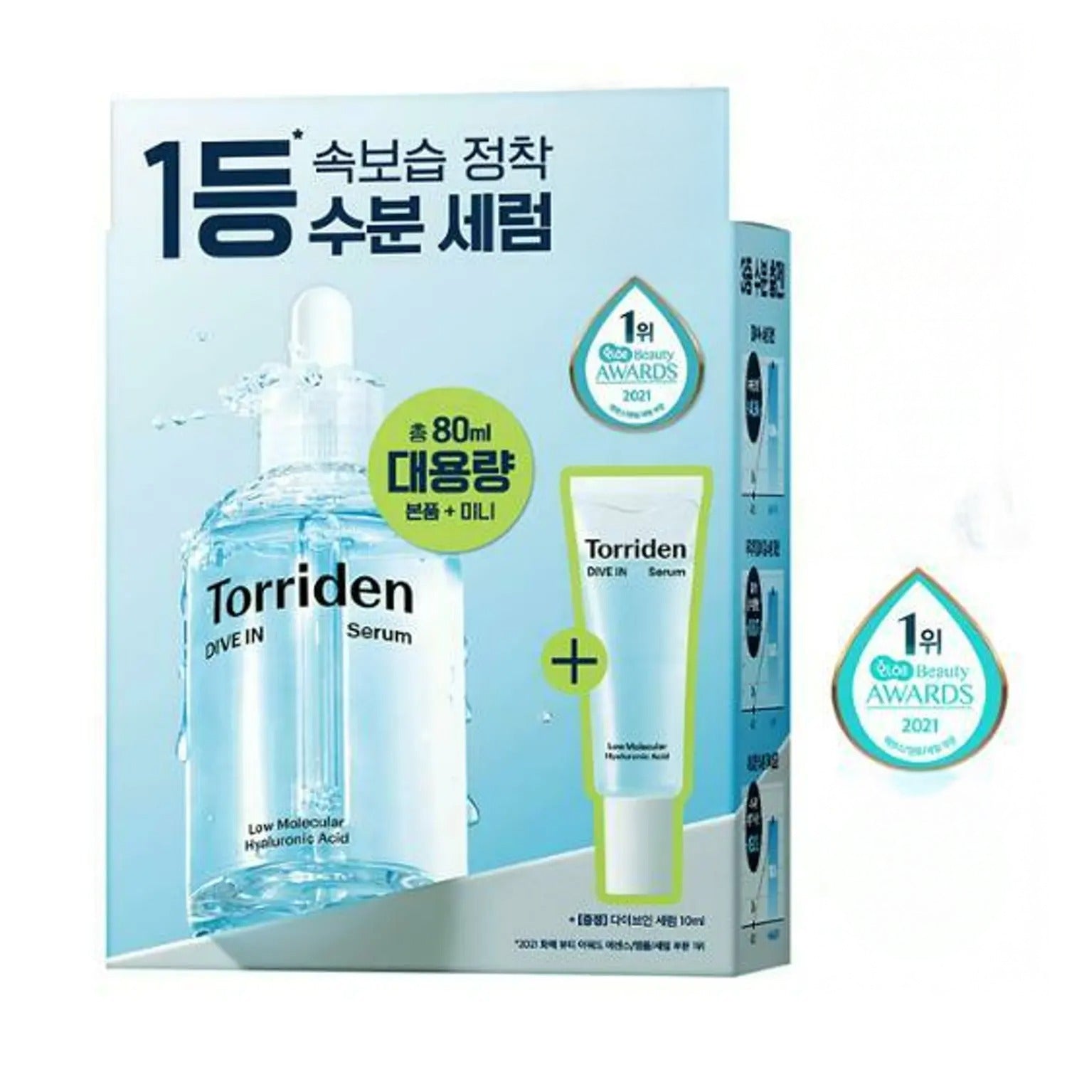 Torriden Dive In Serum 70mL Large Size Special Set (+Serum 10mL)