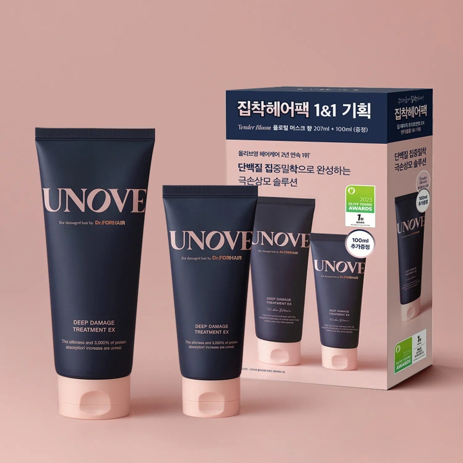 UNOVE Deep Damage Treatment EX 207ml + 100ml Set