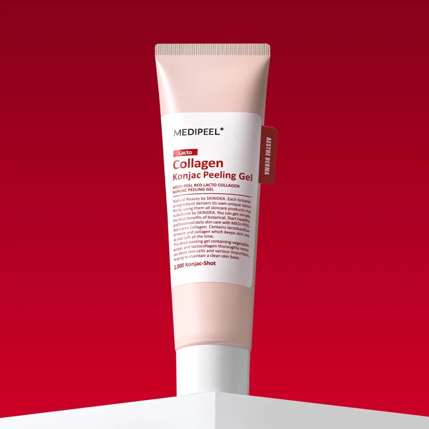 MEDI-PEEL Red Lacto Collagen Konjac Peeling Gel 95mL Special Set (+Red Lacto Foam Cleanser 15mL)