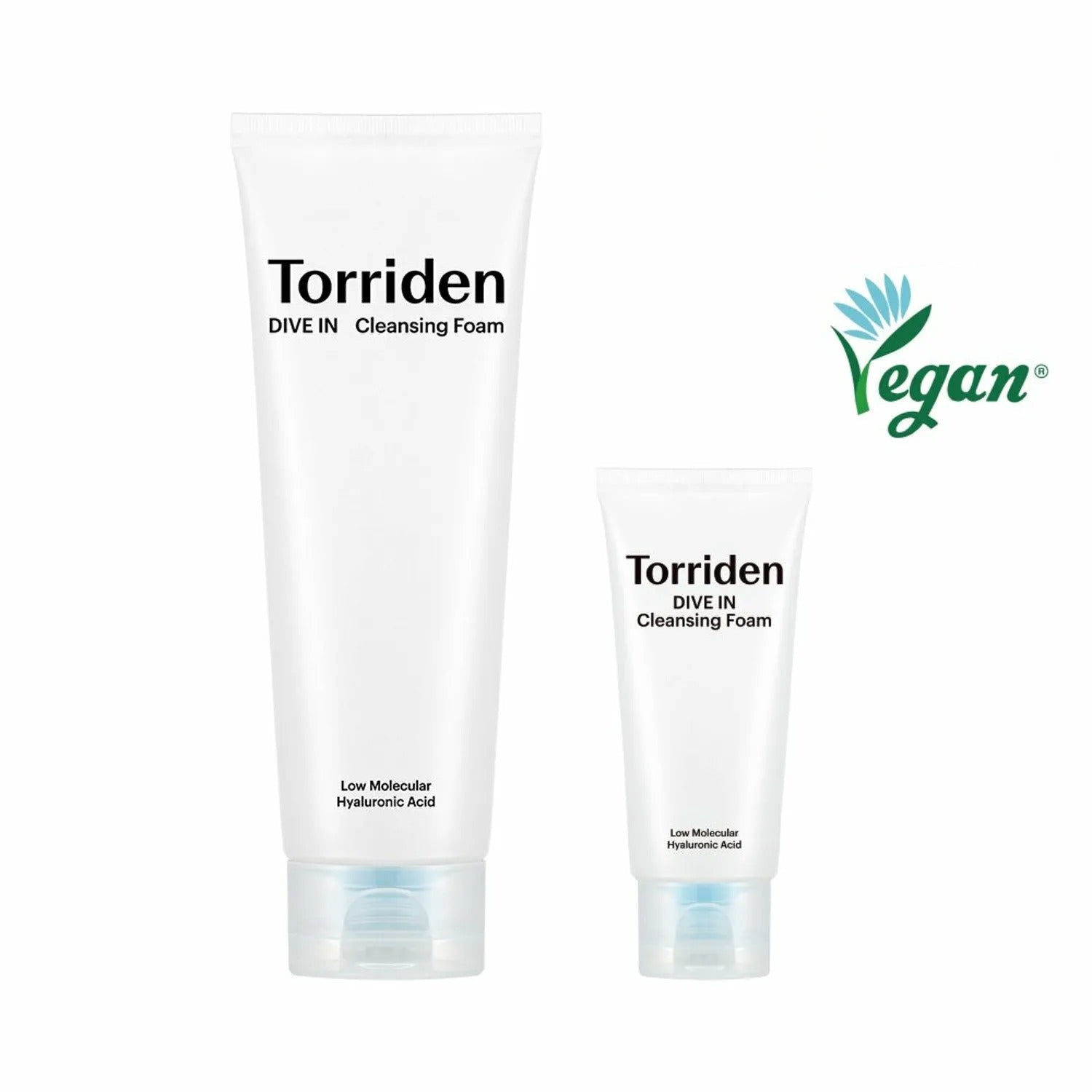 Torriden Dive-In Low Molecule Hyaluronic Acid Cleansing Foam 150mL Special Set (+30mL)