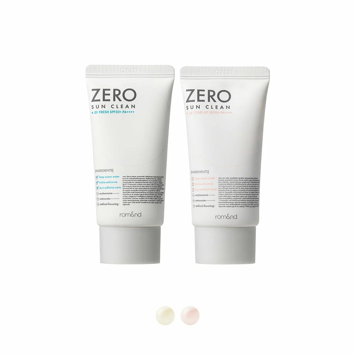 rom&nd Zero Sun Clean 50ml (Tone Up / Fresh)