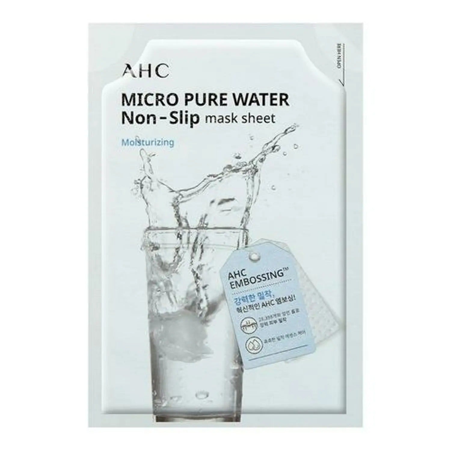 AHC Micro Pure Water Non-Slip Mask Sheet 1 Sheet