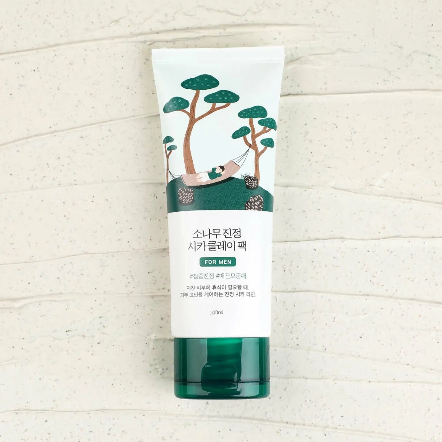 ROUND LAB For Men Pine Calming Cica Clay Pack 100ml