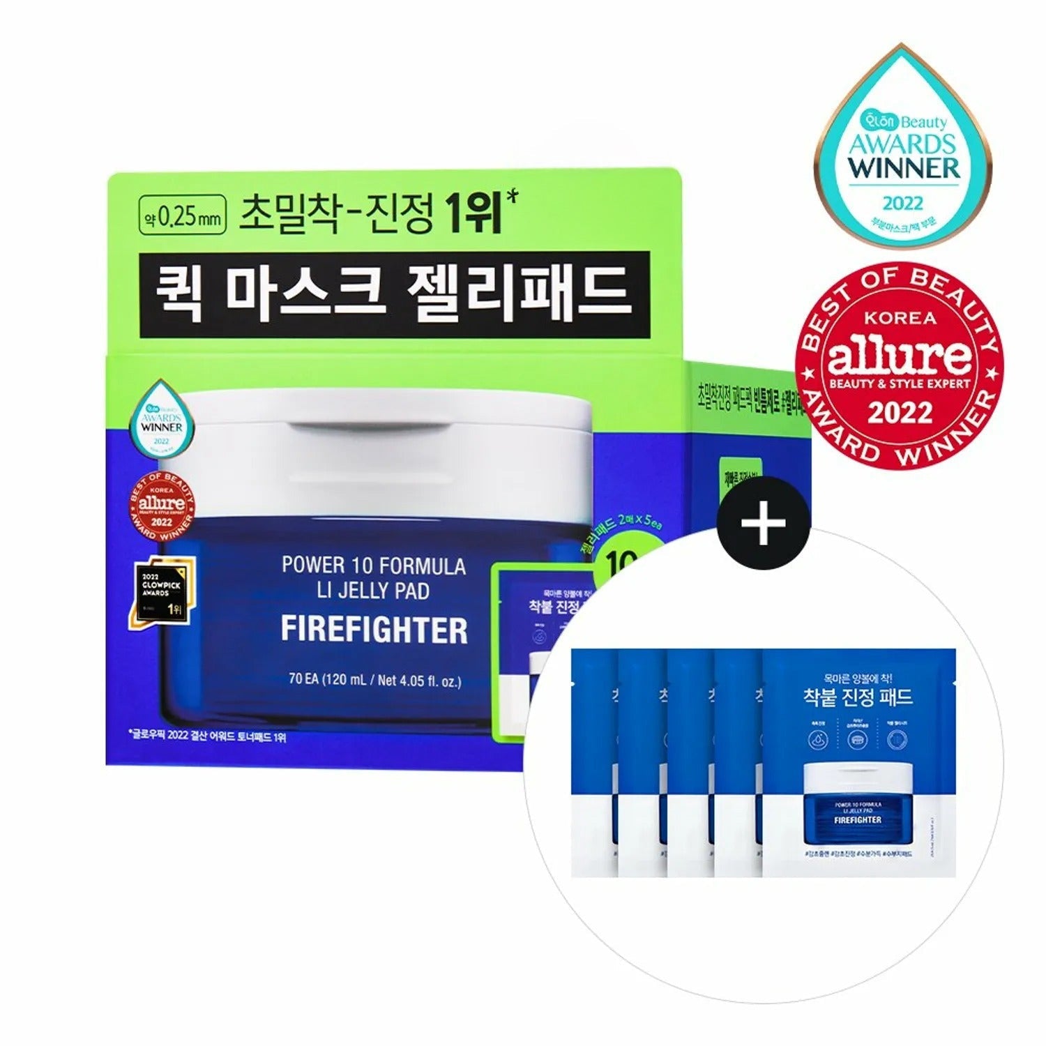It's skin Power 10 Formula LI Jelly Pad Firefighter 70P Special Set (+10P)