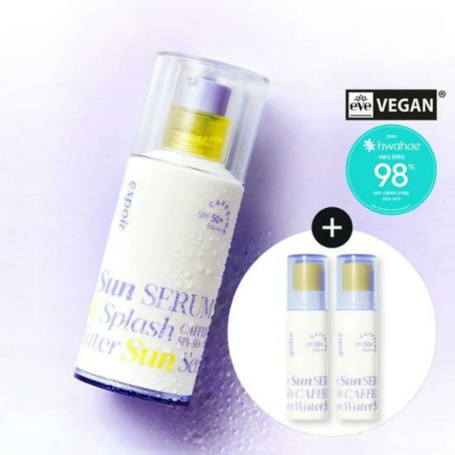 espoir Water Flash Sun Serum 50mL Special Set (+10mL)