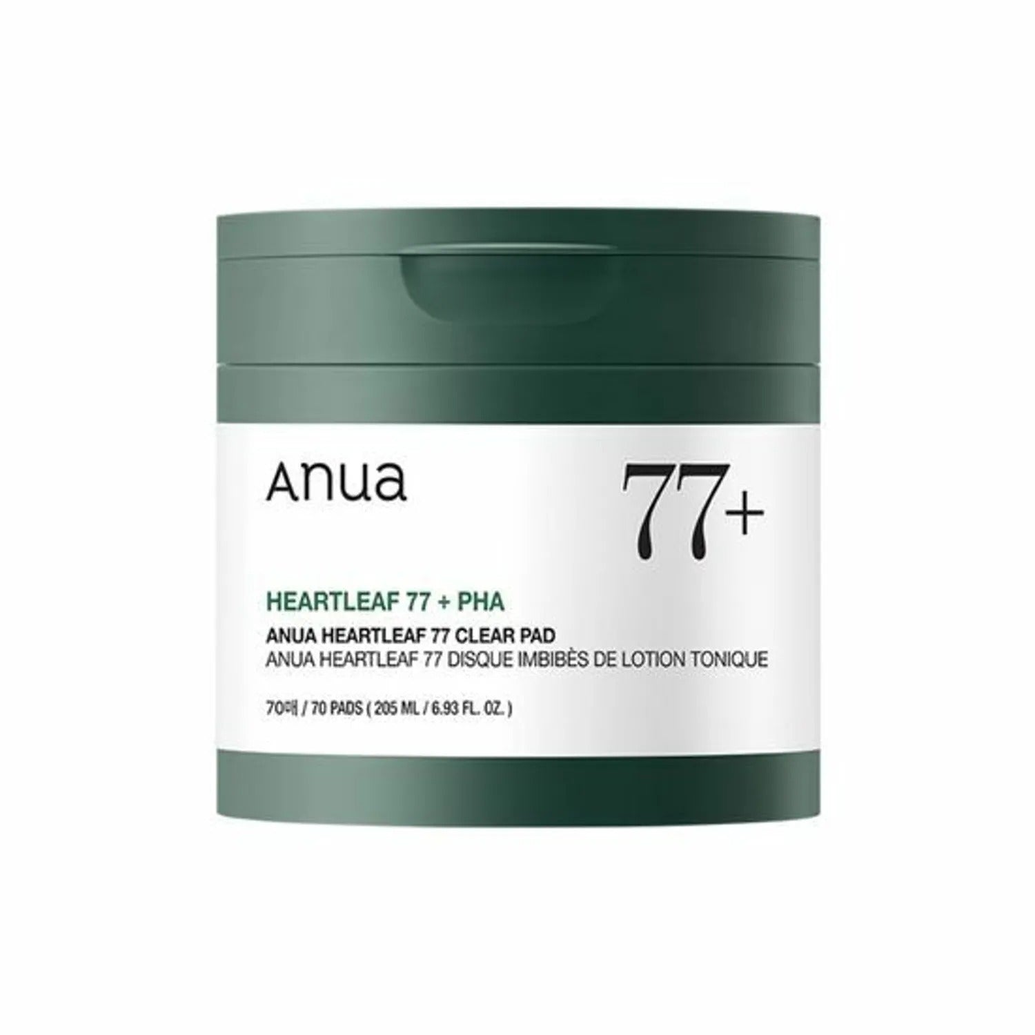 Anua Heartleaf 77 Clear Pad 70P Set (+Refill 70P)
