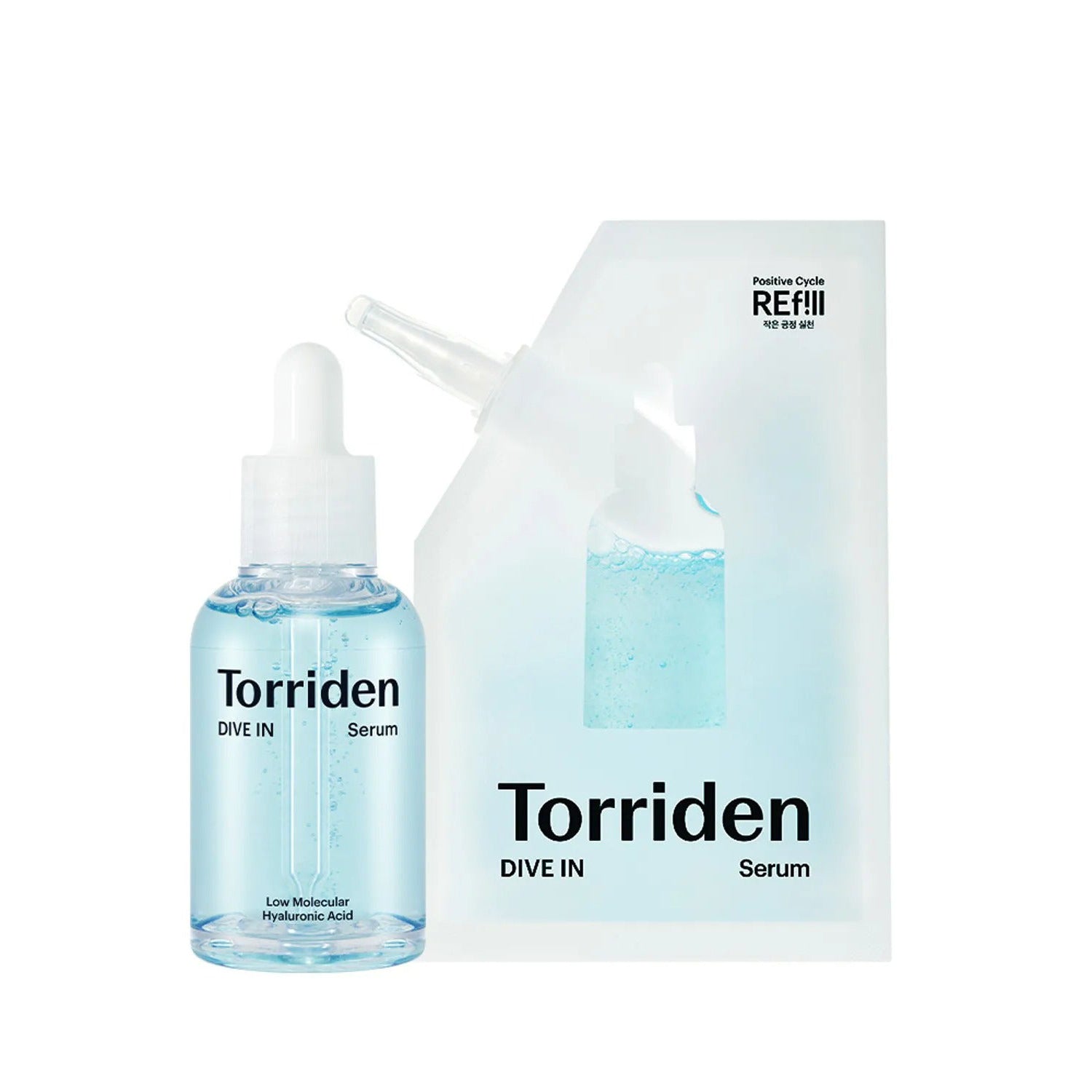 Torriden Dive-In Serum 50mL Refill Set (+50mL Refill Pack)