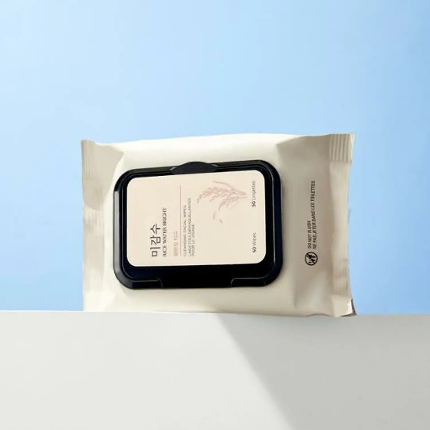 THE FACE SHOP Rice Water Bright Cleansing Wipes 50 Sheets