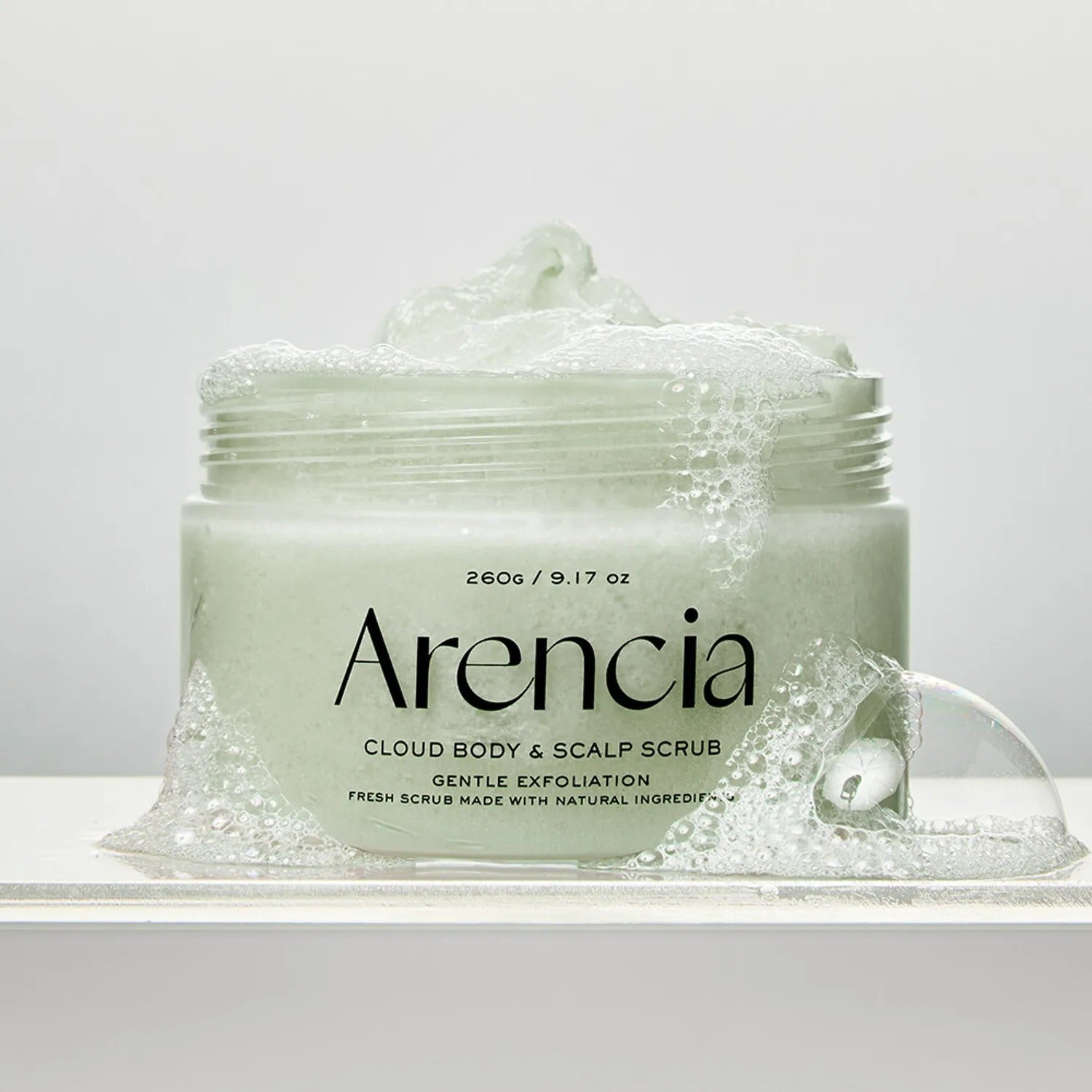 Arencia Fresh Cloud Body & Scalp Scrub (Geranium & Prim Rose) 260g