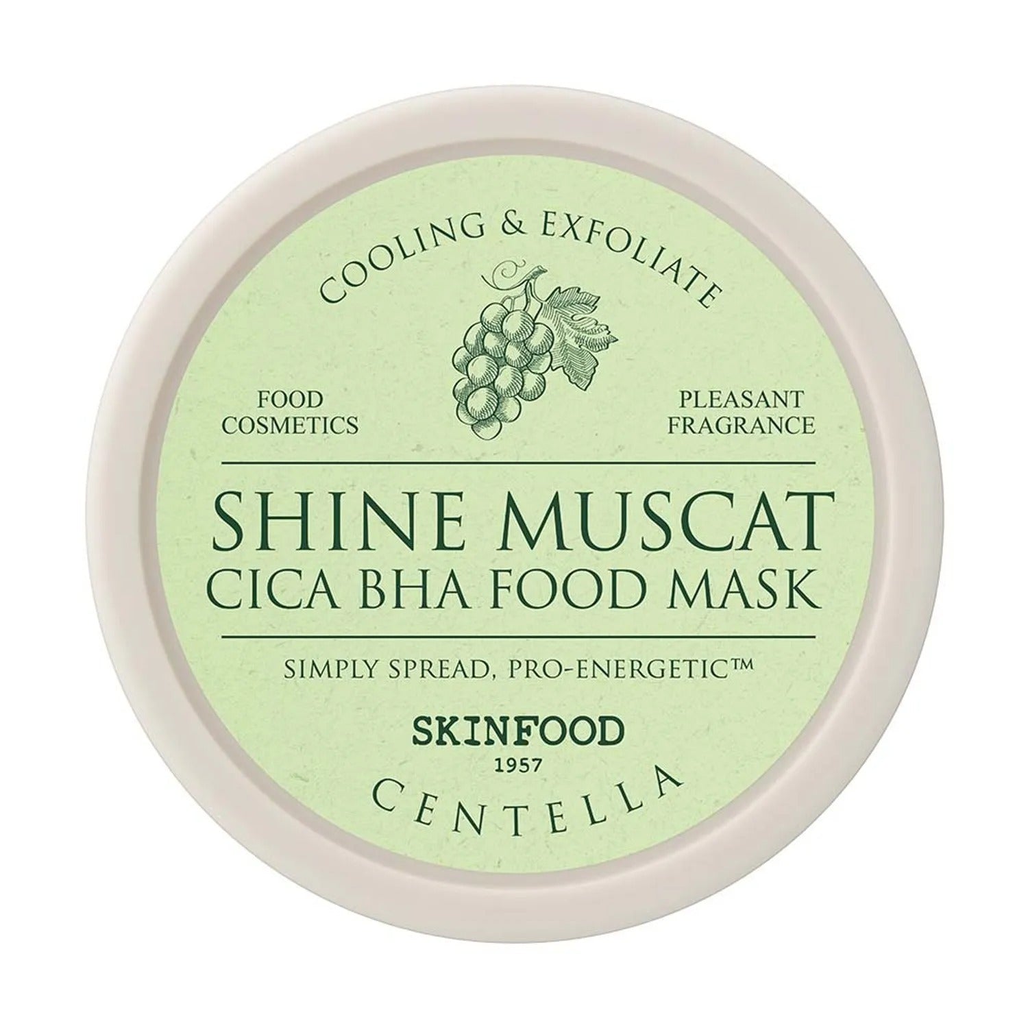 SKINFOOD Cica BHA Food Mask 120g #Shine Muscat
