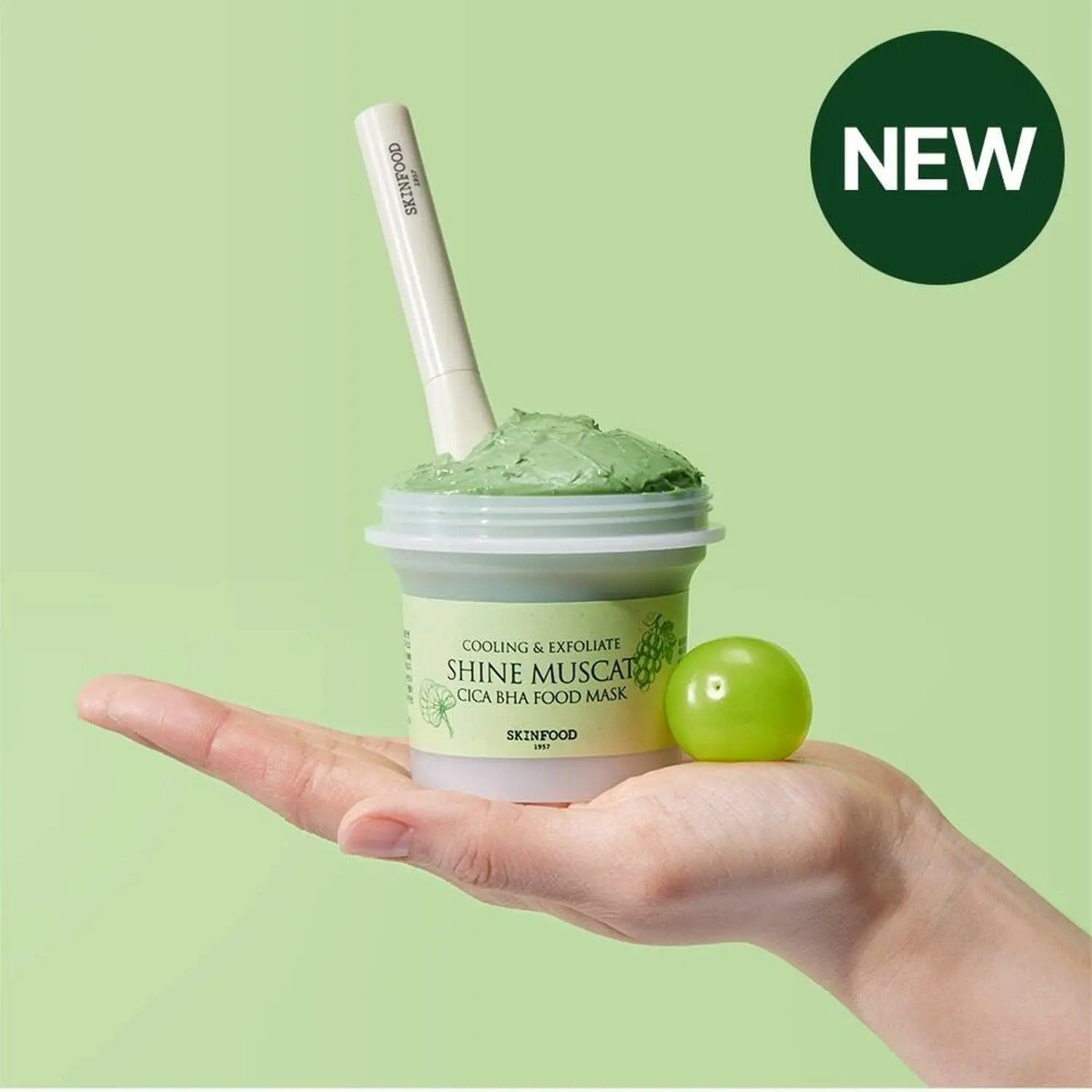 SKINFOOD Cica BHA Food Mask 120g #Shine Muscat