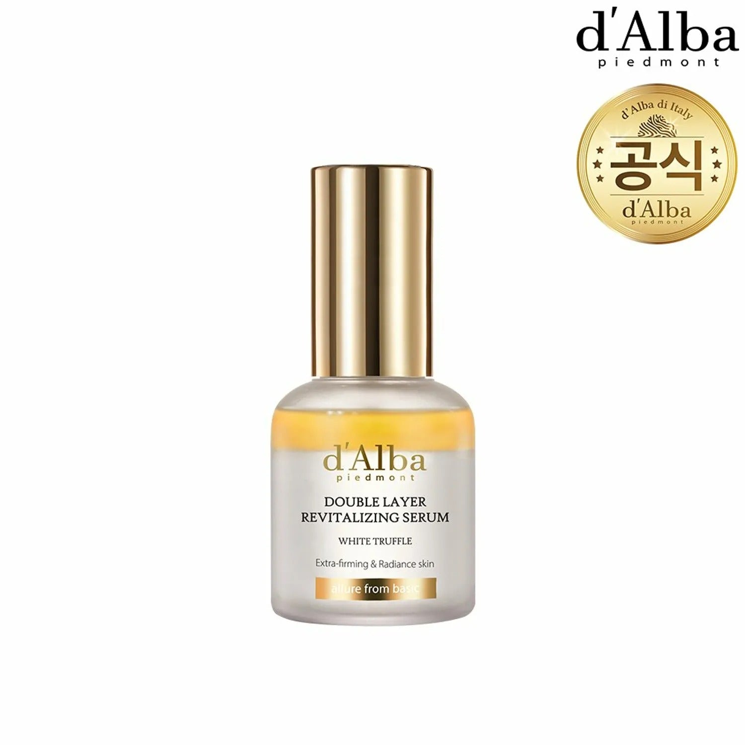 d’Alba White Truffle Double Layer Revitalizing Serum 30mL