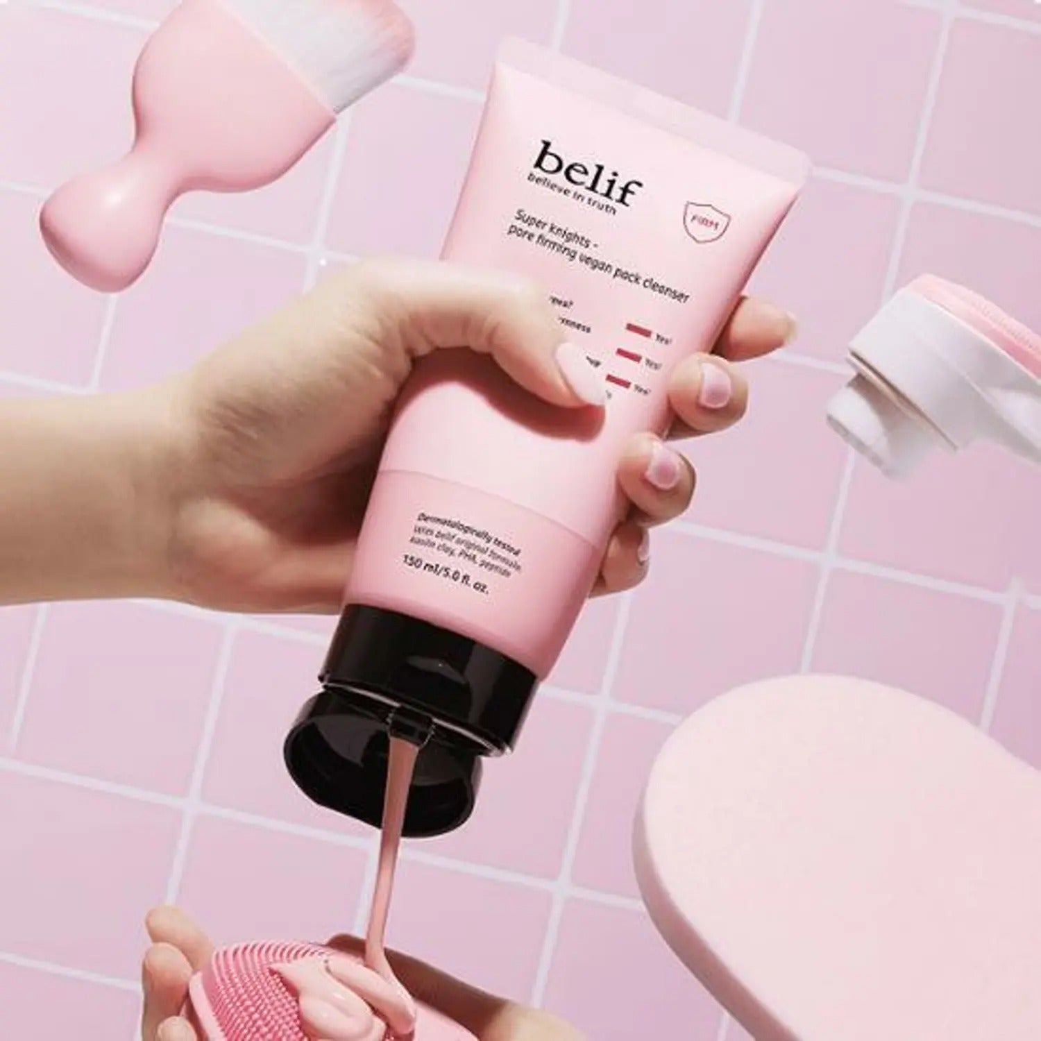belif Super Knights Pore Tightening Vegan Pack Cleanser 150ml