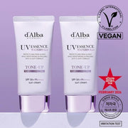 d'Alba Waterful Tone Up Sun Cream Purple 50mL Duo Set