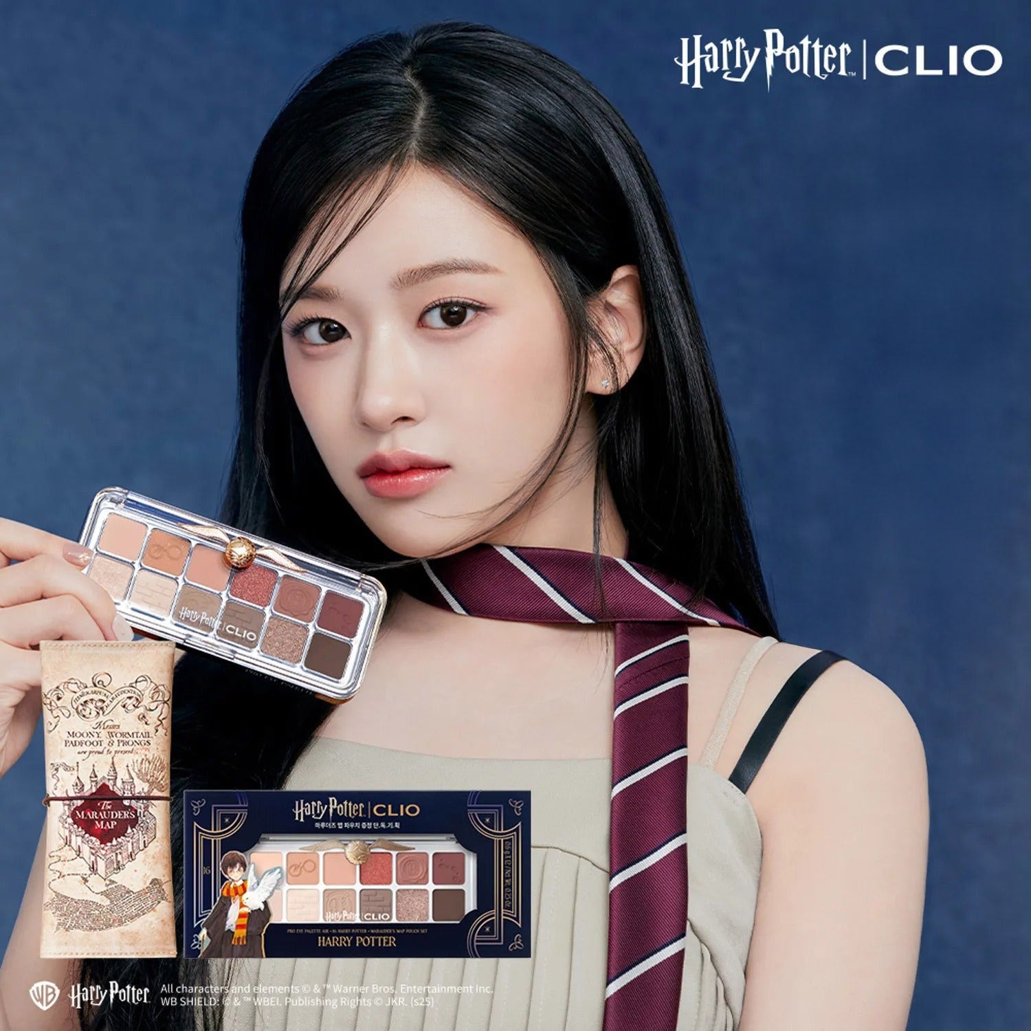 CLIO PRO EYE PALETTE AIR (HARRY POTTER COLLABO) (+MARAUDER'S MAP POUCH)