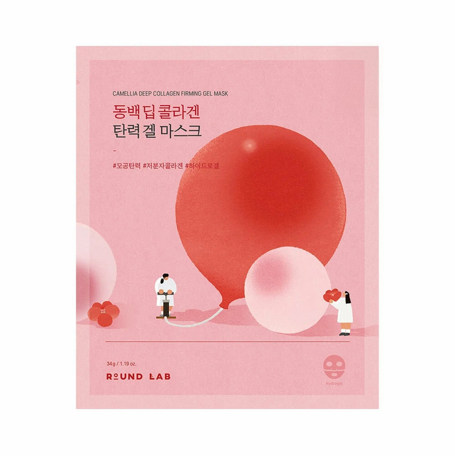 ROUND LAB Camellia Deep Collagen Firming Gel Mask Sheet 1ea