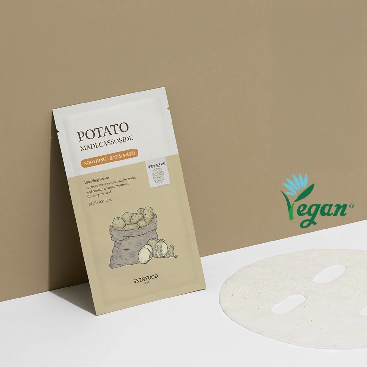 SKINFOOD Potato Madecassoside Mask Sheet 7ea Set (+3ea)