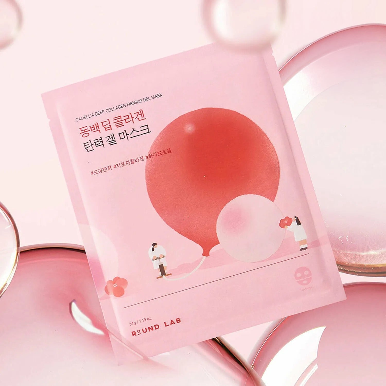 ROUND LAB Camellia Deep Collagen Firming Gel Mask Sheet 1ea