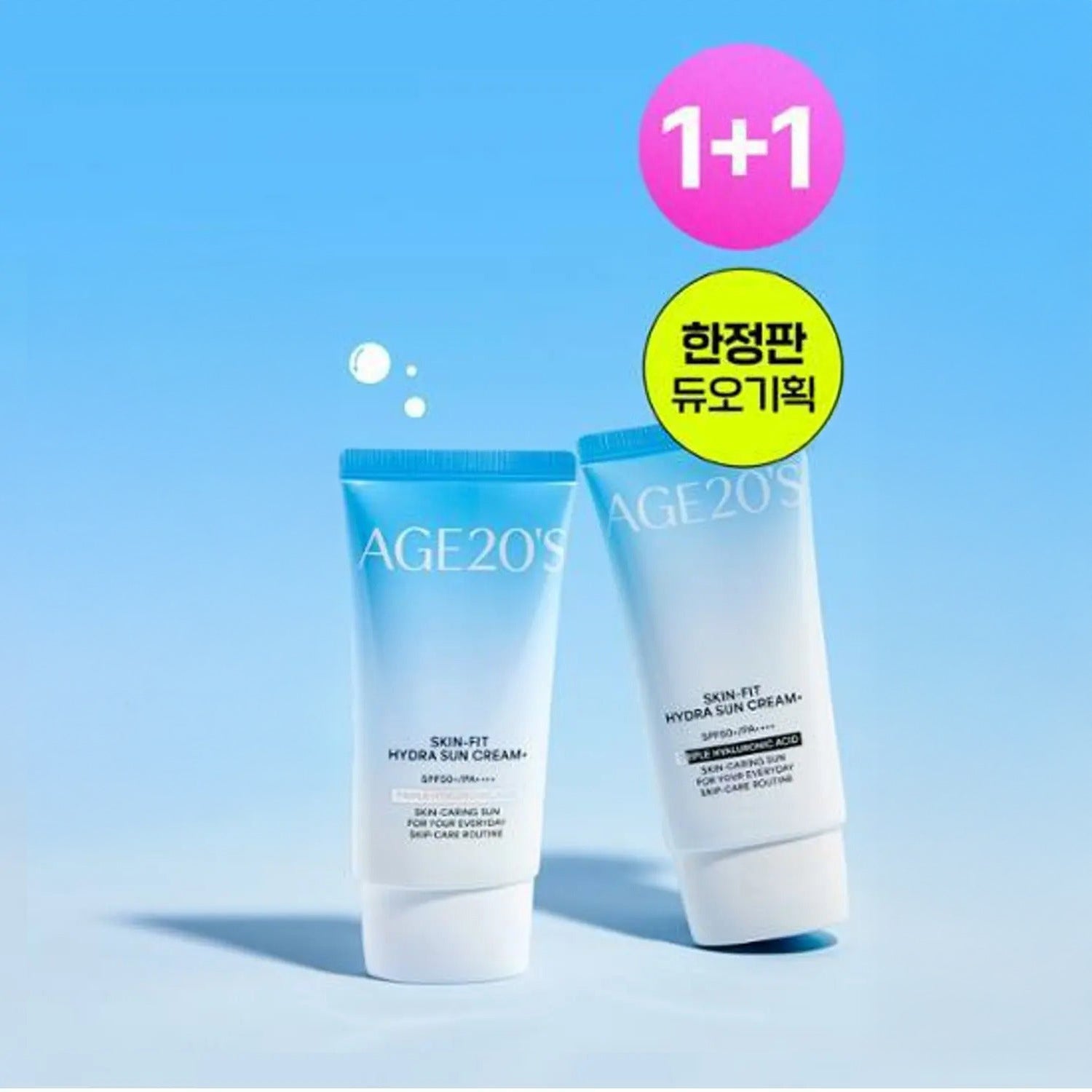 AGE20’s Skin-Fit Hydra Sun Cream+ 50ml Double Set