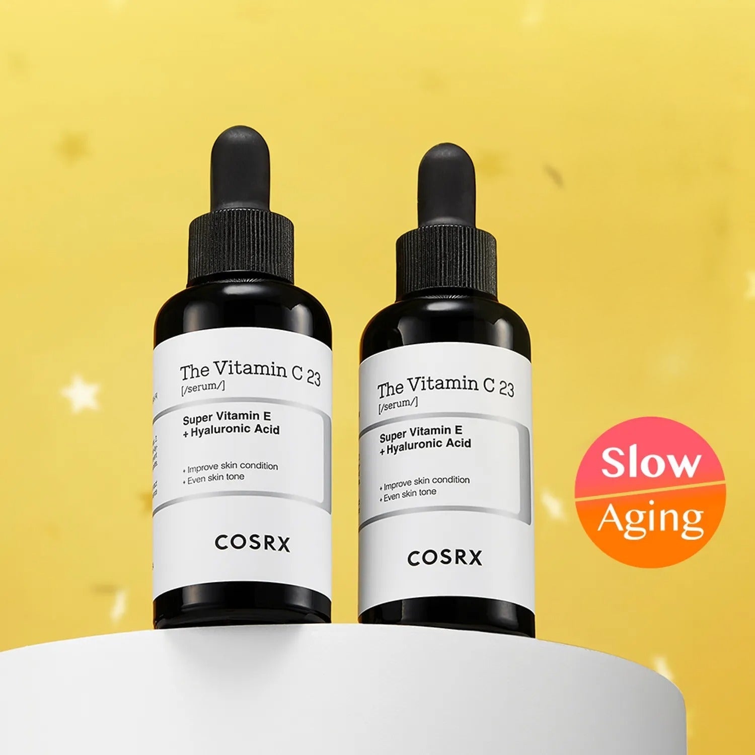 ★2024 Awards★ COSRX The Vitamin C 23 Serum Double Pack (+Peptdie Serum 30ml*2ea+Full Fit Sheet Mask 2ea)