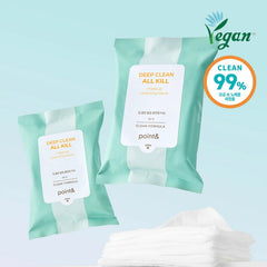 Point& Deep Clean All Kill Make-up Cleansing Tissue 20P