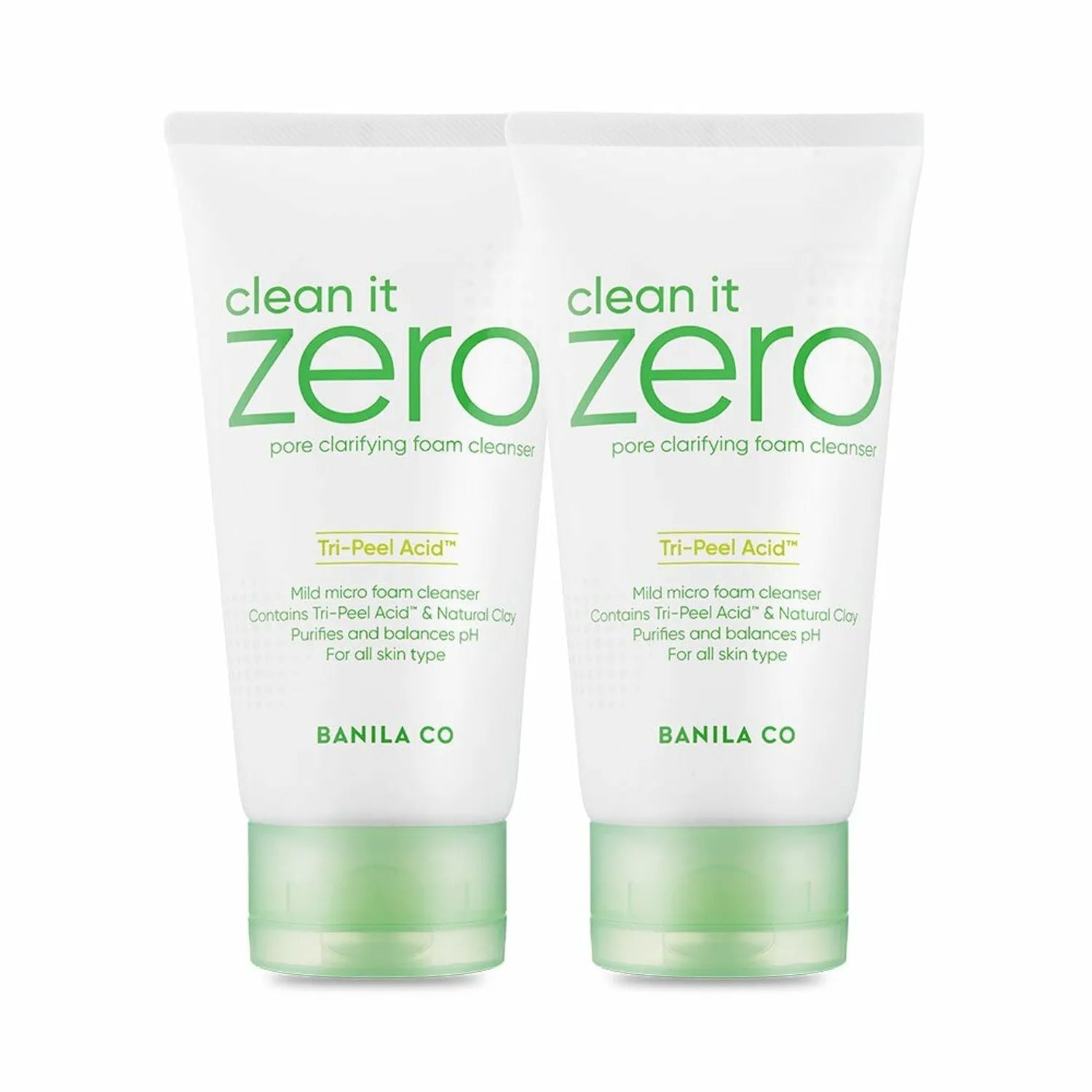 BANILA CO Clean It Zero Pore Clarifying Foam Cleanser 150mL 1+1 Special Set
