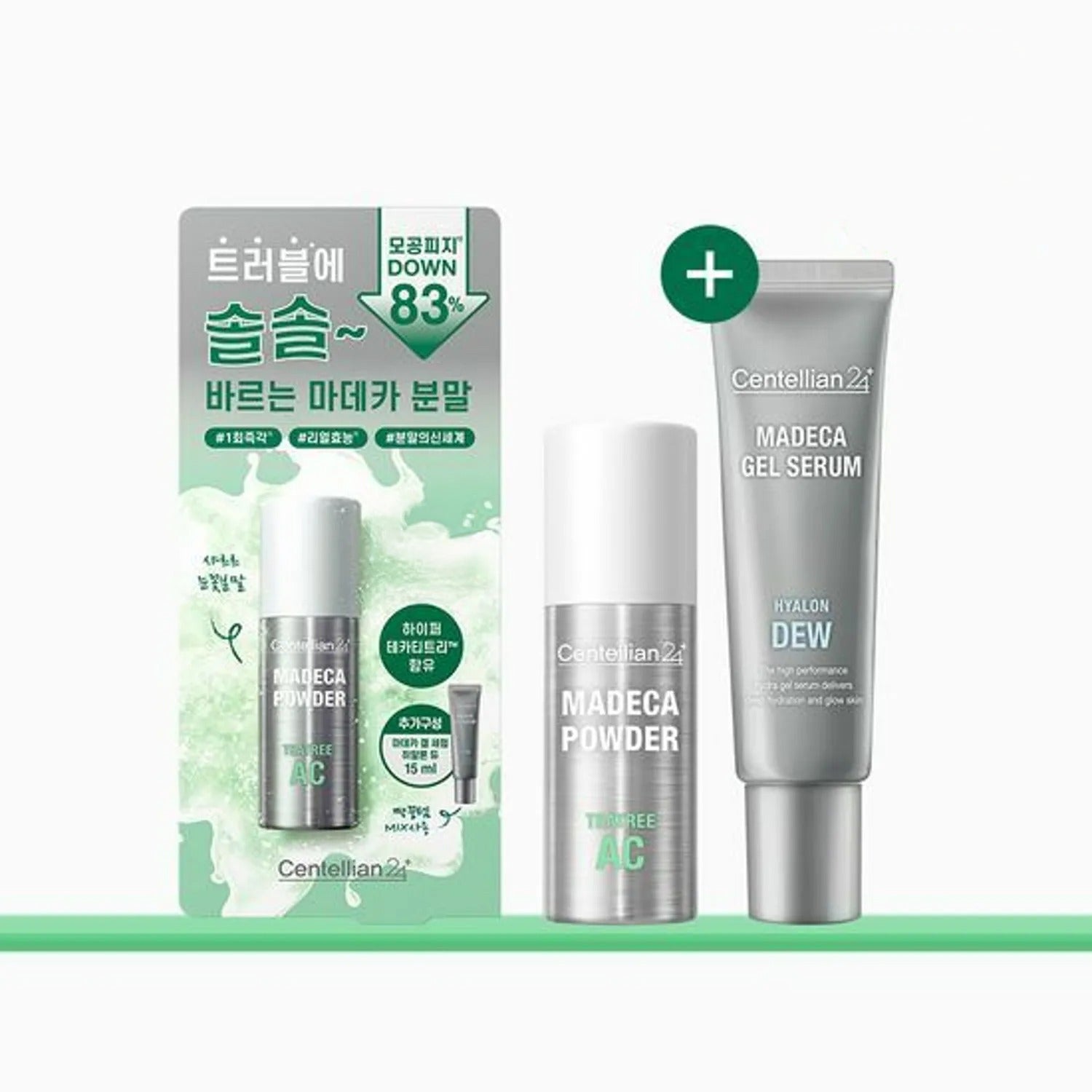 Centellian24 Madeca Powder Tea Tree AC 6g Set (+Gel Serum 15ml)