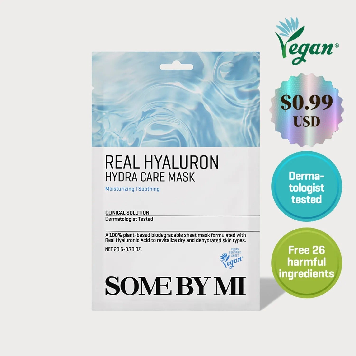 SOME BY MI Real Hyaluron Hydra Care Mask Sheet 1P