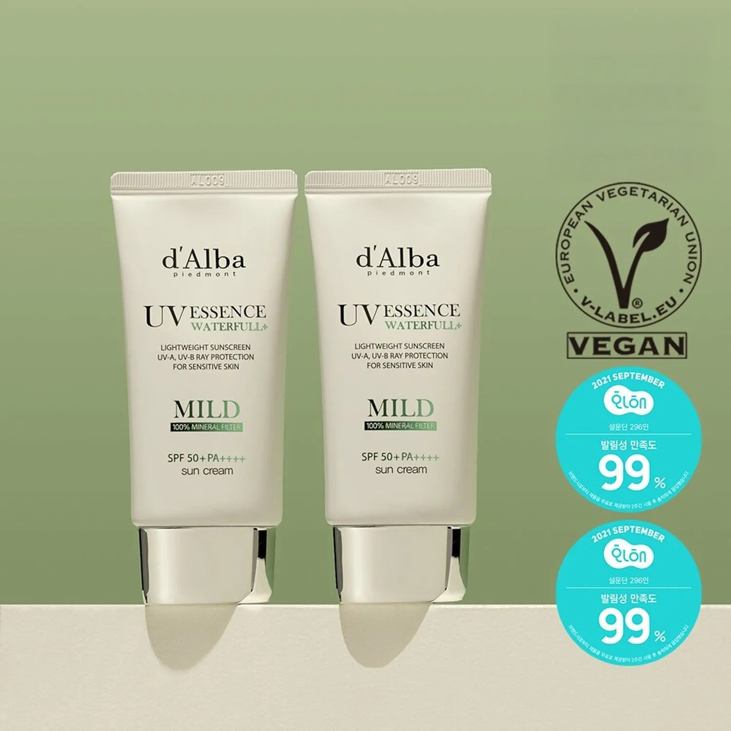 d'Alba Waterfull Mild Sun Cream Duo 50mL + 50mL