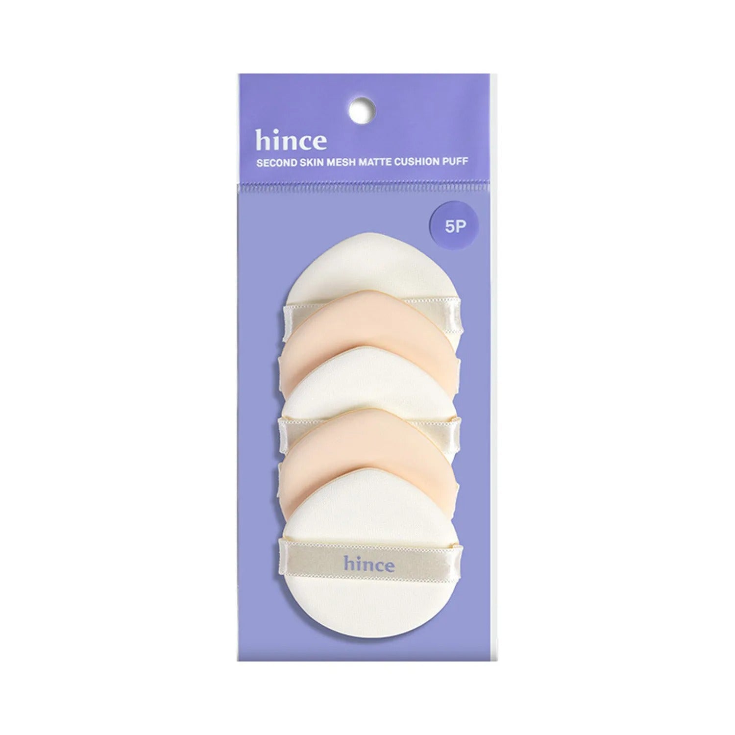hince Second Skin Glow / Matte Cushion Puff 5P (2 Types)