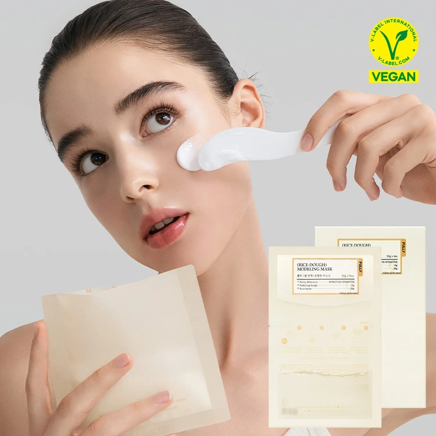 fully Rice Dough Modeling Mask Sheet 4ea