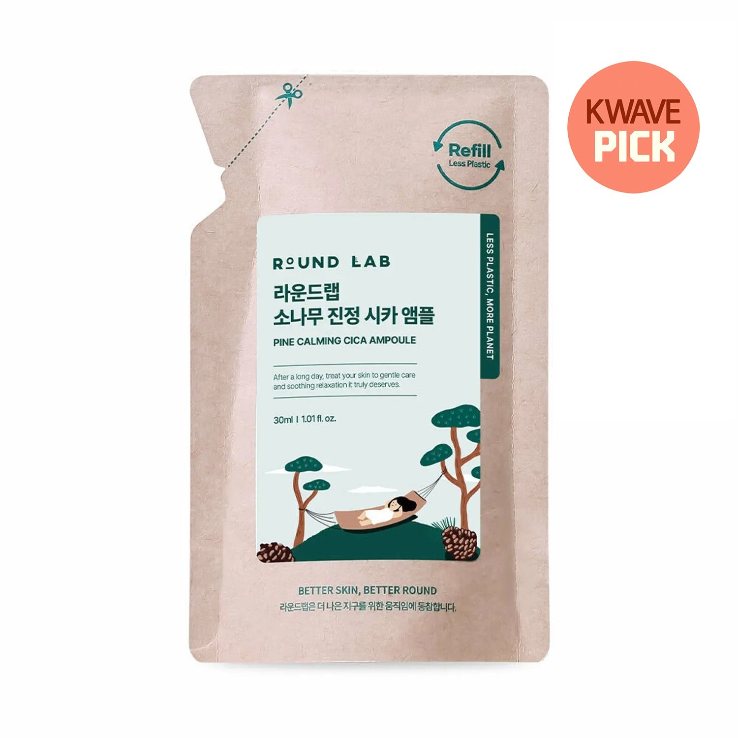 ROUND LAB Pine Calming Cica Ampuole 30ml Refill Pack