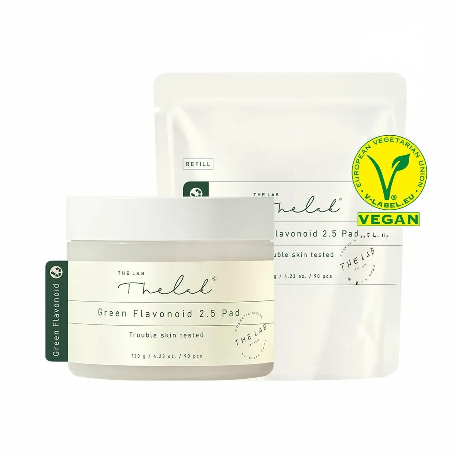 THE LAB by blanc doux Green Flavonoid 2.5 Pad 90 Pads Refill Special Offer