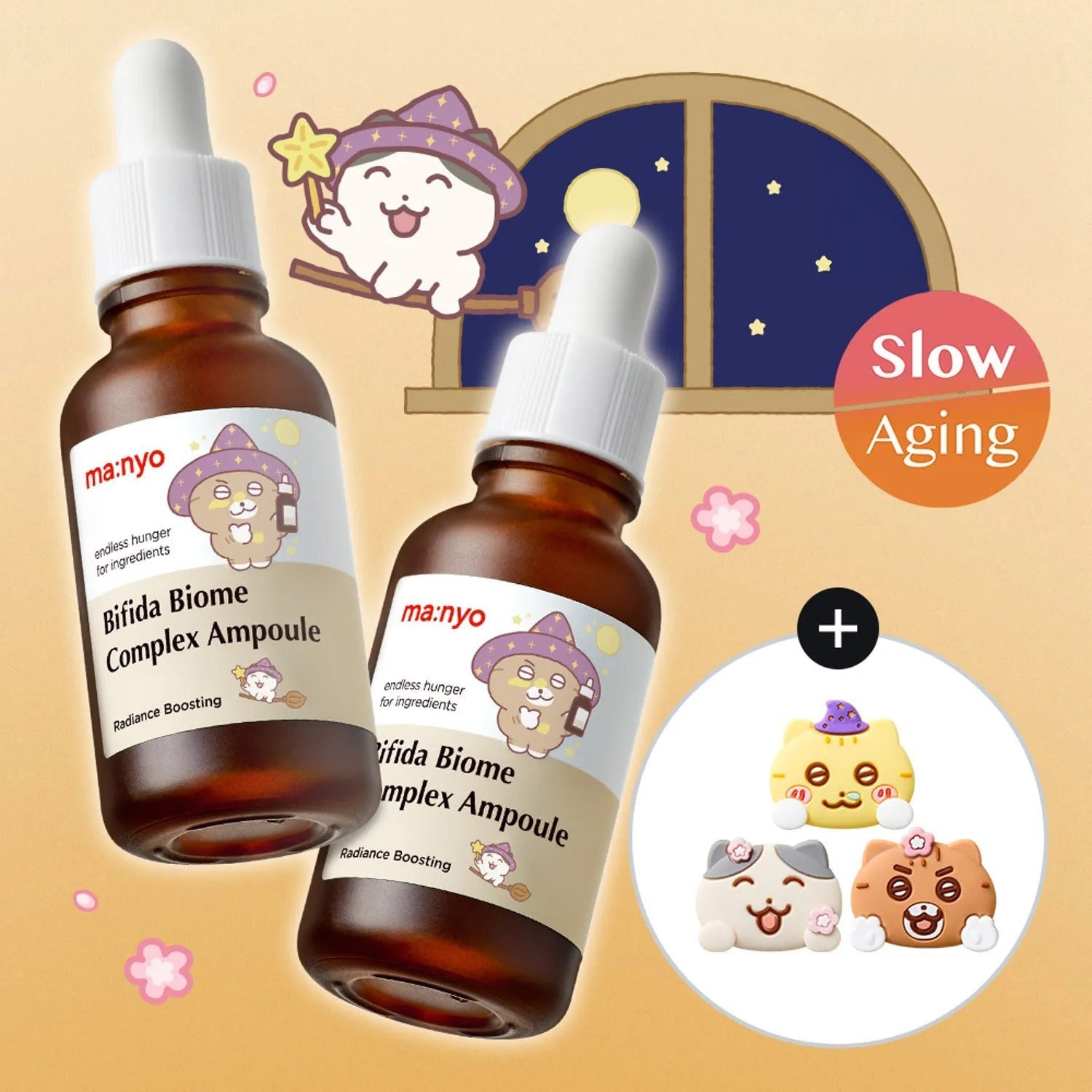 [TINTINTINKLE EDITION] ma:nyo Bifida Biome Complex Ampoule 30ml Double Pack (+Magnet 3P)