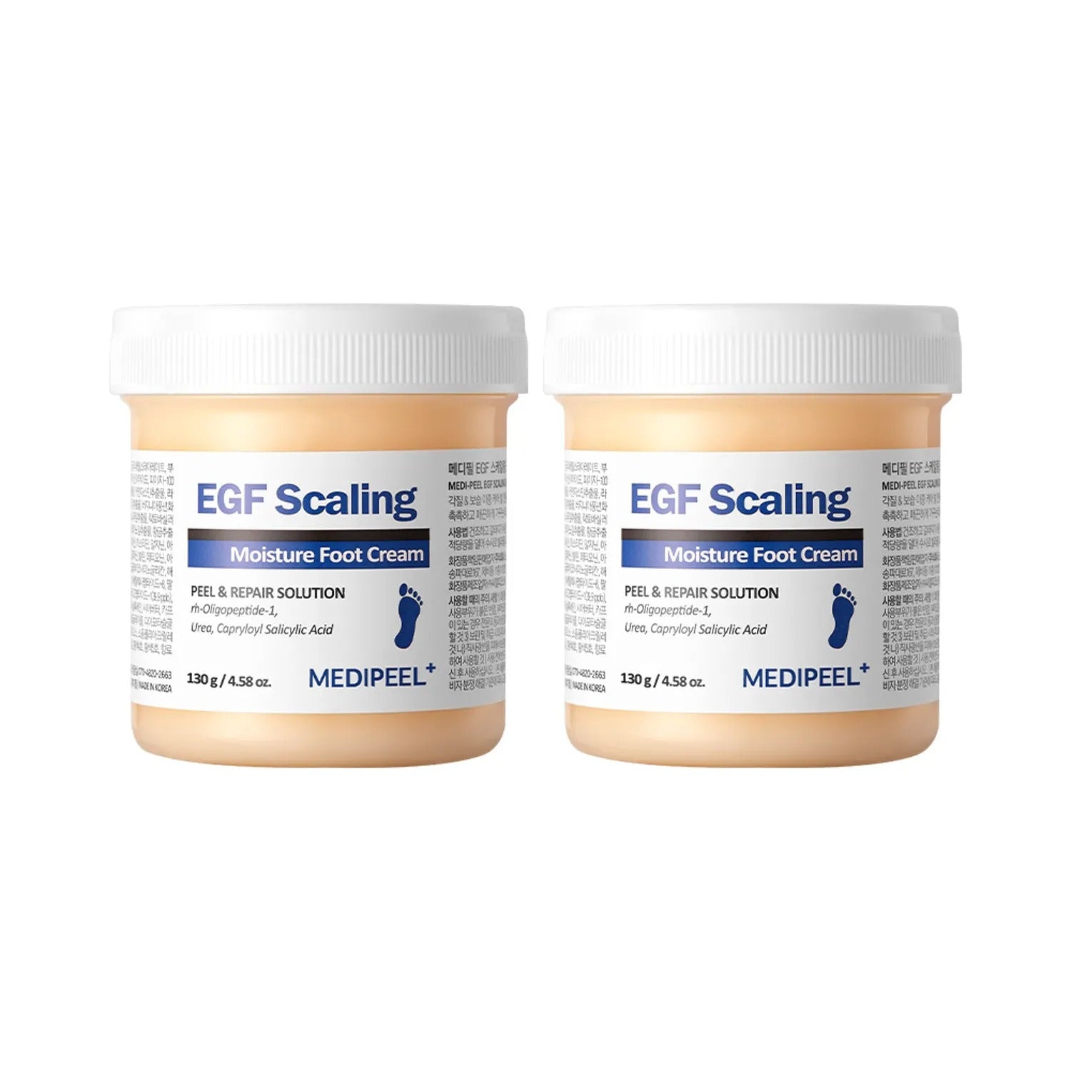 MEDI-PEEL EGF Scaling Moisture Foot Cream 130g Double Set