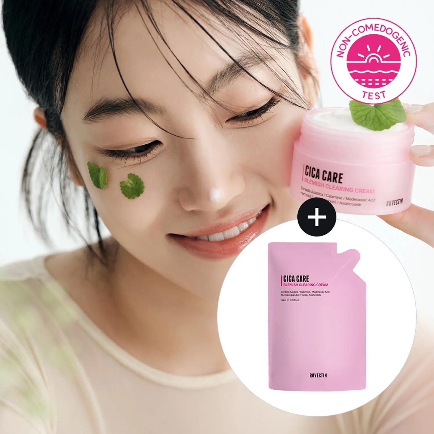 ROVECTIN Cica Care Blemish Clearing Cream 50mL (+40mL Refill)
