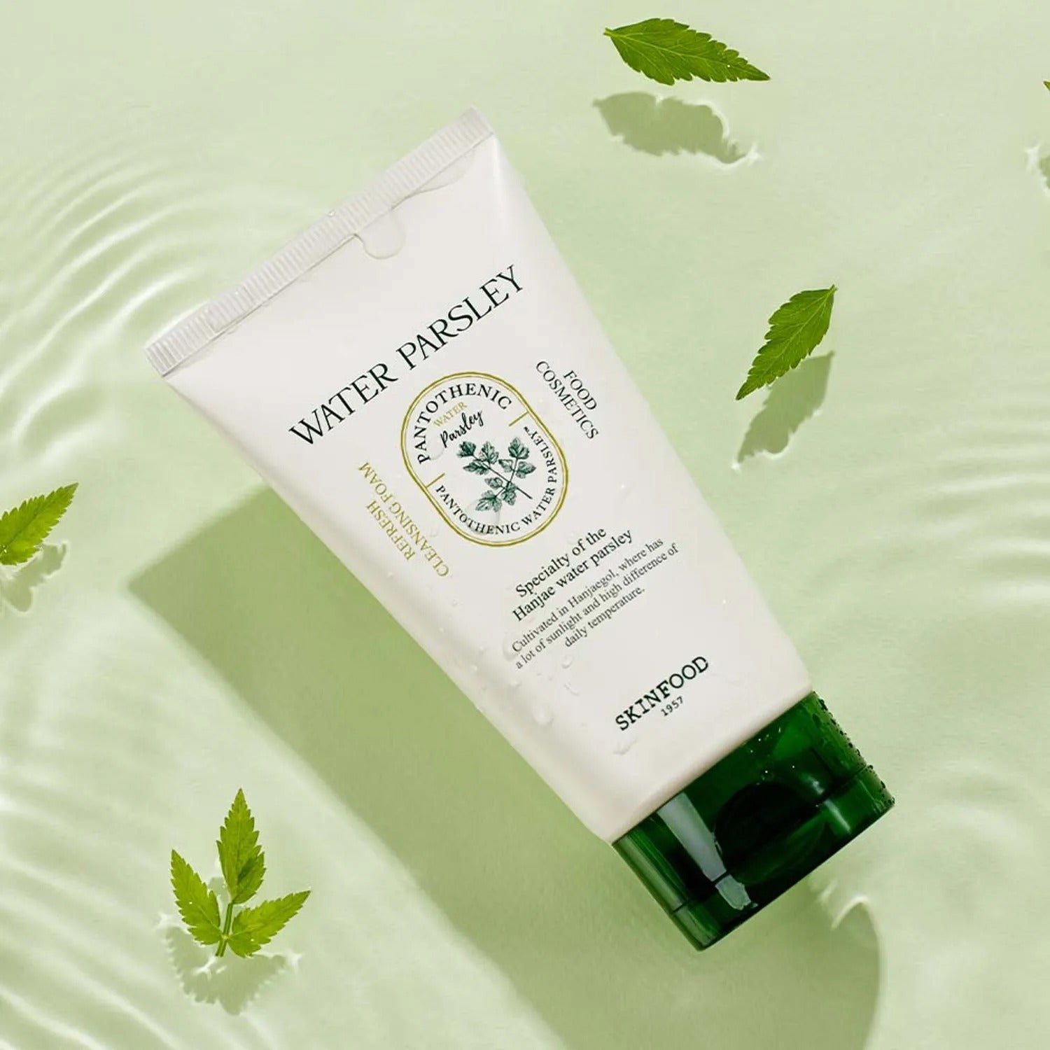 SKINFOOD Pantothenic Water Parsley Refresh Cleansing Foam