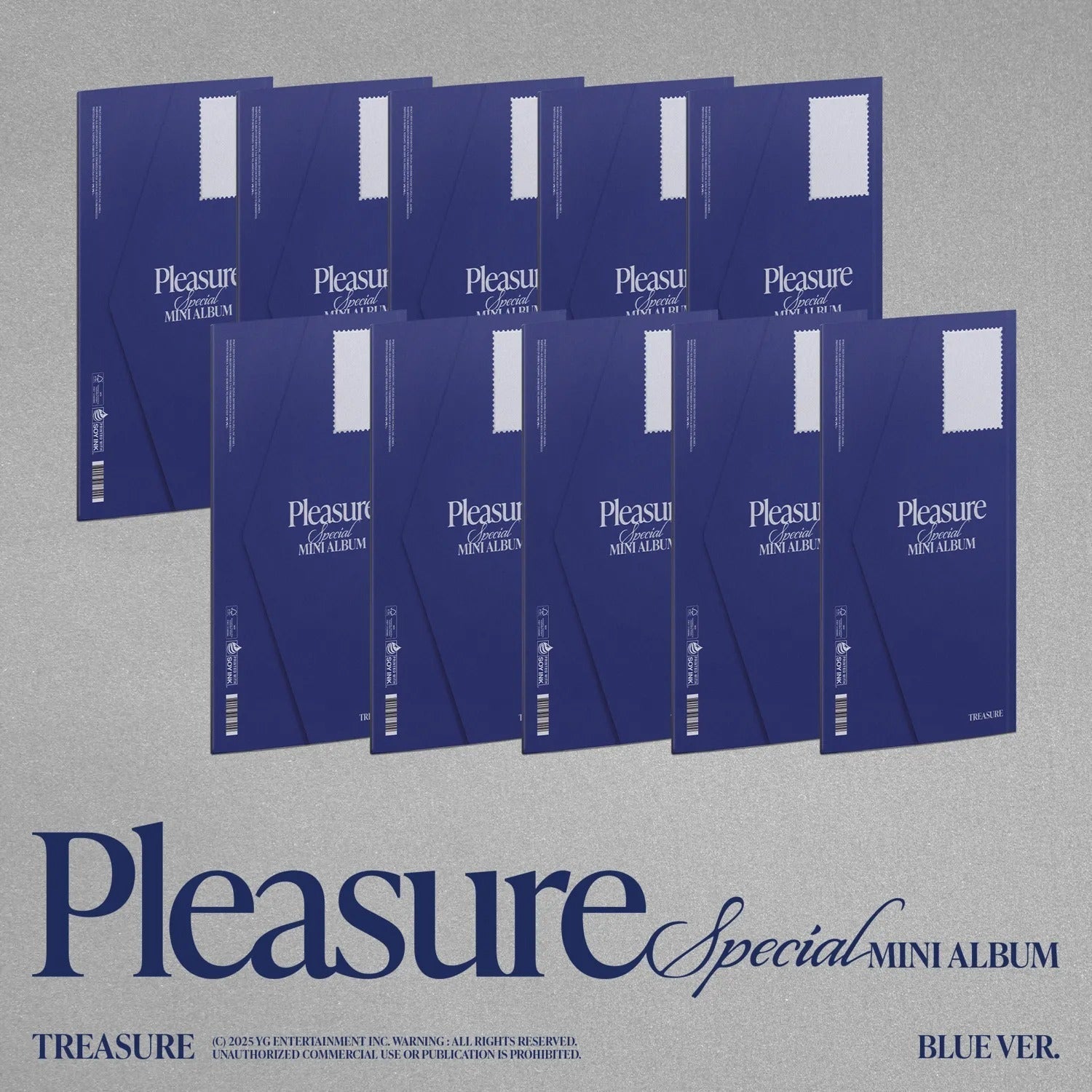 [EXCLUSIVE PHOTOCARD] TREASURE SPECIAL MINI ALBUM [PLEASURE] [BLUE VER.] 1SET